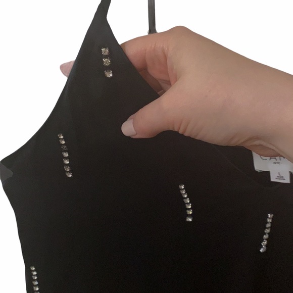 Cami NYC Limited Edition rhinestone drip cami sz L - Picture 5 of 11